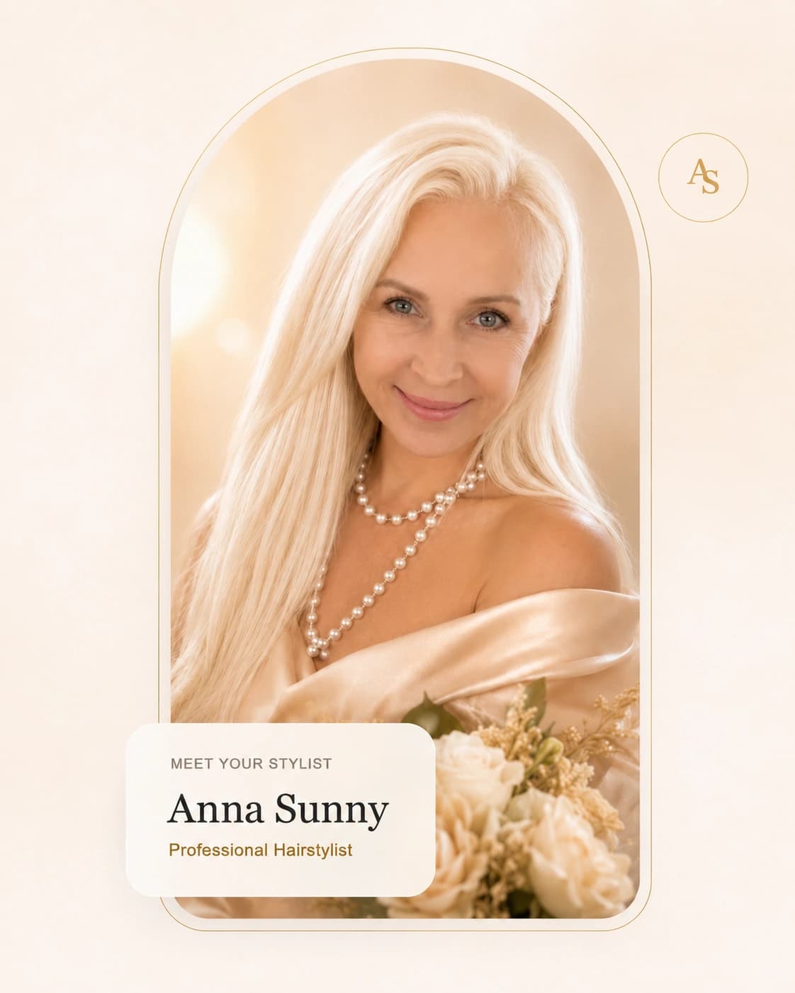 Anna Sunny professional hairstylist portrait