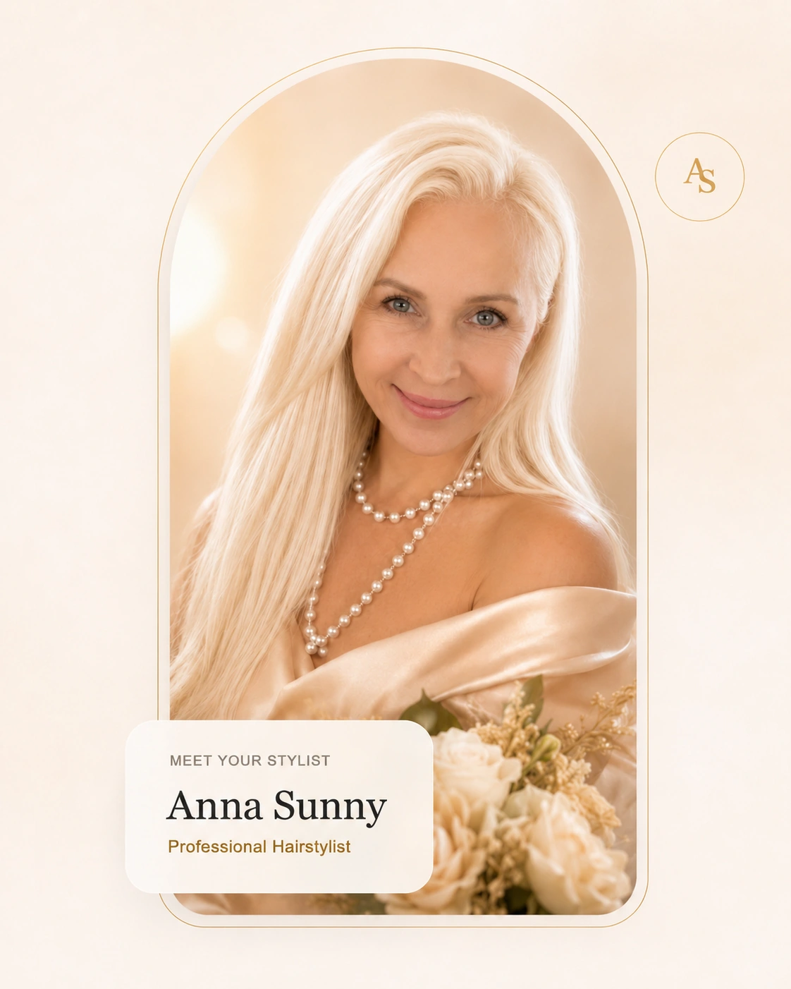 Anna Sunny professional hairstylist portrait